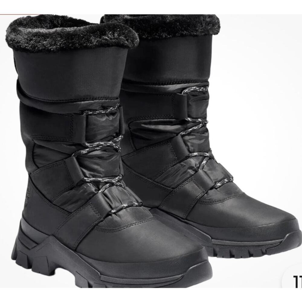 SALE! Timberland Jenness Falls W/P Insulated Womens Black Boots - Size: 7